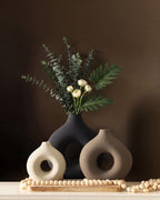The Eclipse Trio | Ensemble de vases en céramique mate faits à la main