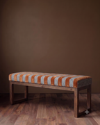 Le banc Henry à rayures rouille