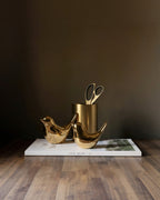 Figurines d'oiseaux en céramique Golden Muse