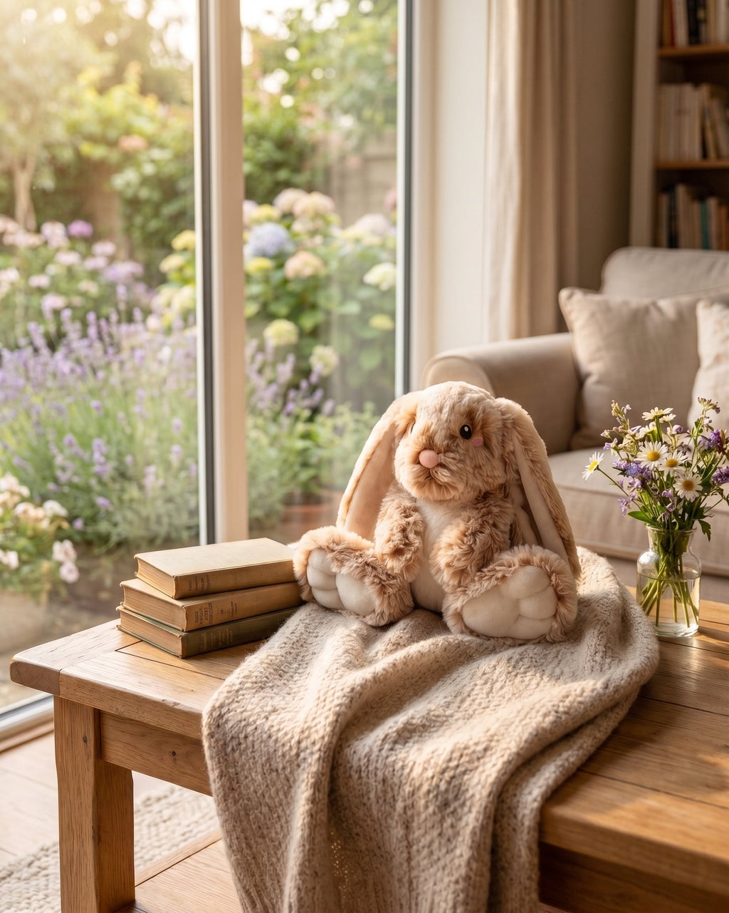 Le Lapin Calin Apaisant – Peluche Lestée Compagne