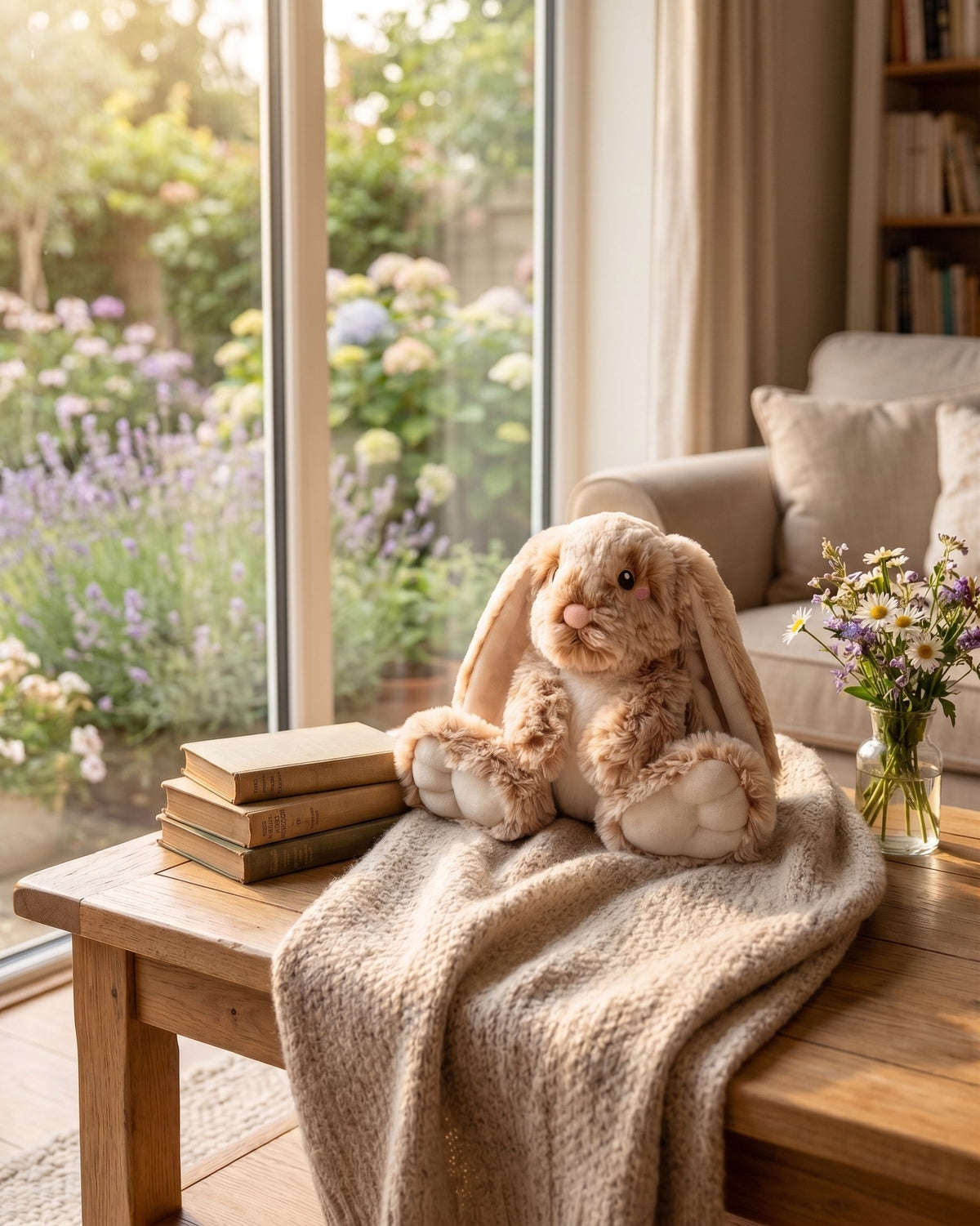 Le Lapin Calin Apaisant – Peluche Lestée Compagne