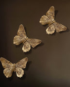 Meadow & Hearth Décoration Murale Vintage Papillon Doré