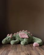 Le Dragon Douillet des Prés – Grande Peluche Souple de 91 cm avec des Ailes Rosées Moelleuses