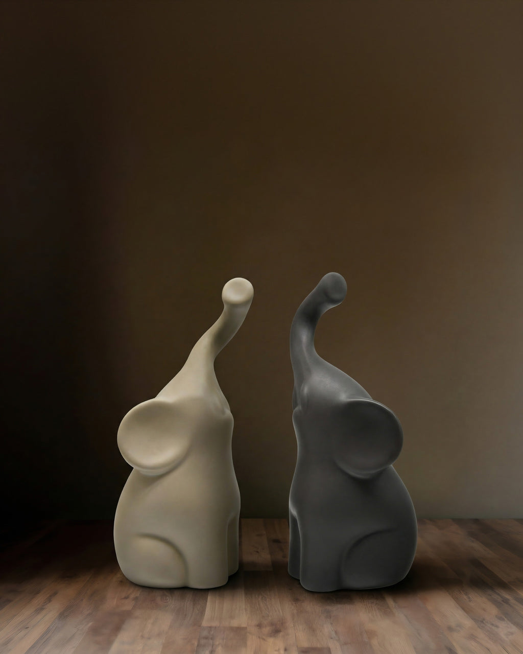 Le duo d'éléphants Amani