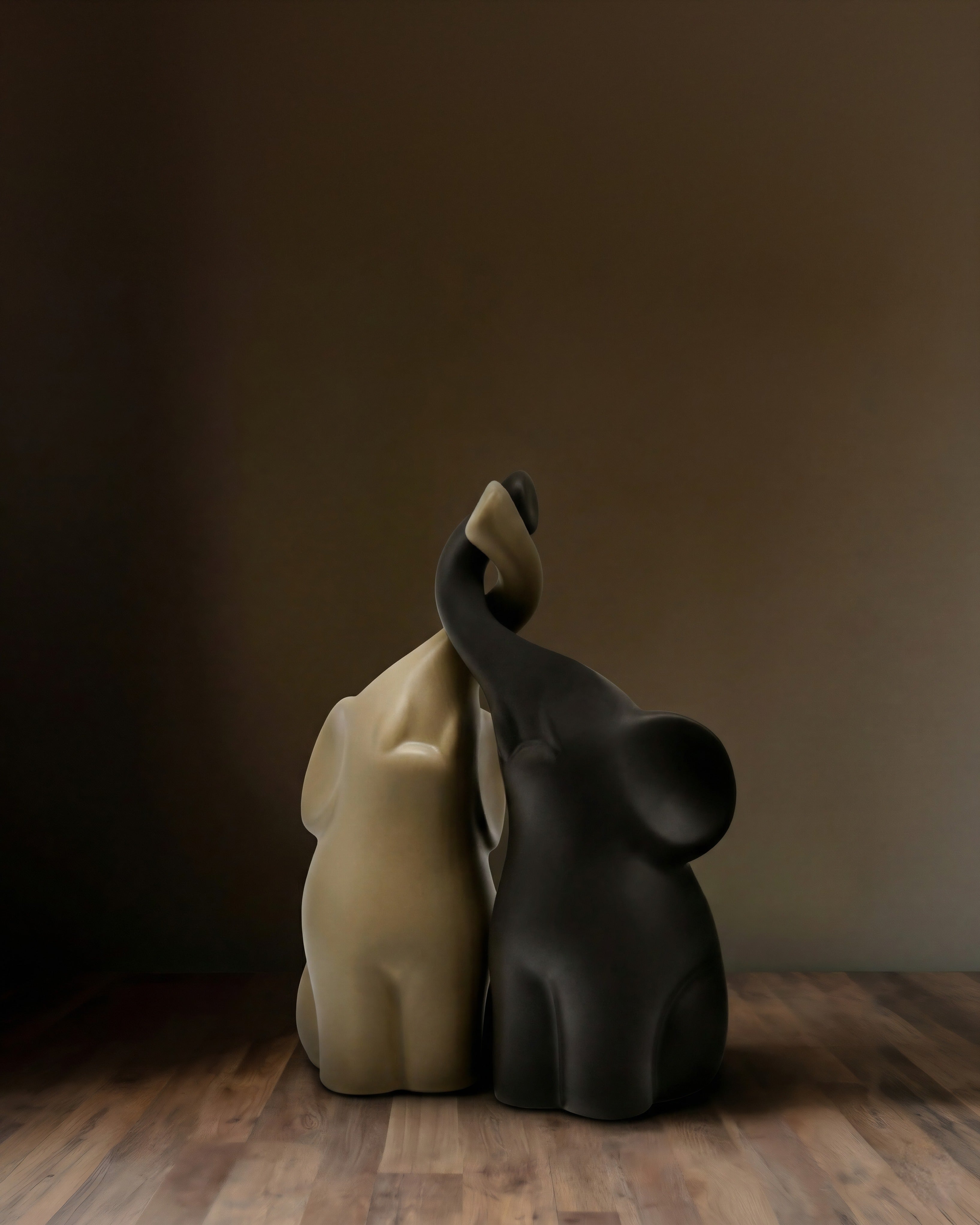 Le duo d'éléphants Amani