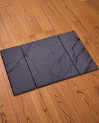 TerraDry | Égouttoir pliable en pierre naturelle – Tapis de cuisine haut de gamme en terre de diatomée et ardoise