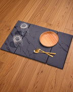 TerraDry | Égouttoir pliable en pierre naturelle – Tapis de cuisine haut de gamme en terre de diatomée et ardoise