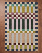 Le tapis en laine Prism Grid