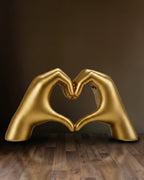 Décor Sculptural Cœur-Mains Aura Or