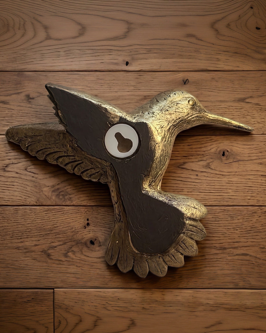 Décor mural Colibri doré vintage Meadow & Hearth