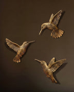 Décor mural Colibri doré vintage Meadow & Hearth