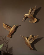 Décor mural Colibri doré vintage Meadow & Hearth