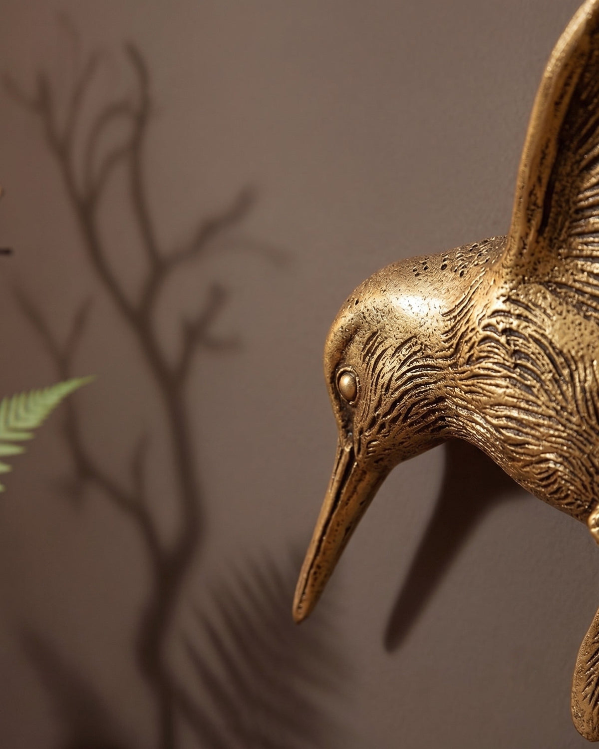 Décor mural Colibri doré vintage Meadow & Hearth
