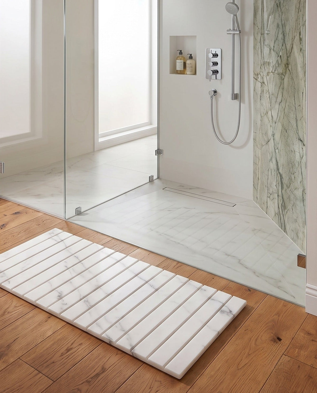 TerraDry | Monolithe Tapis de bain pliable de qualité supérieure en terre de diatomée