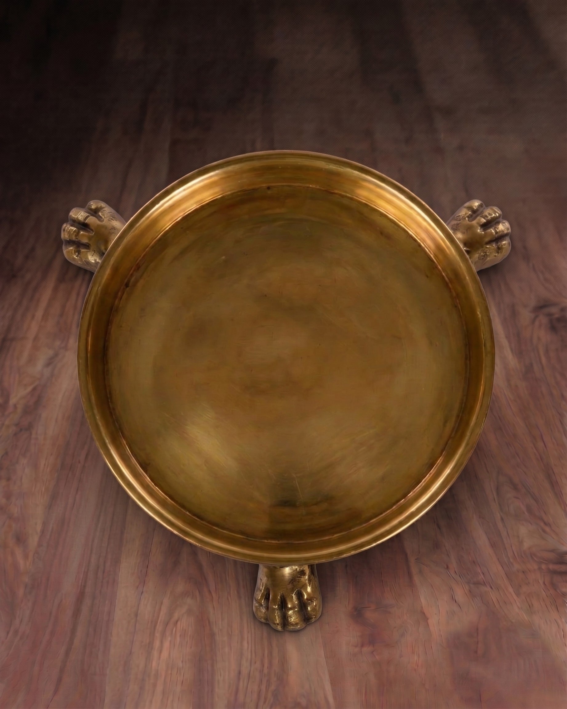 Le plateau pilier en laiton Imperial Clawfoot