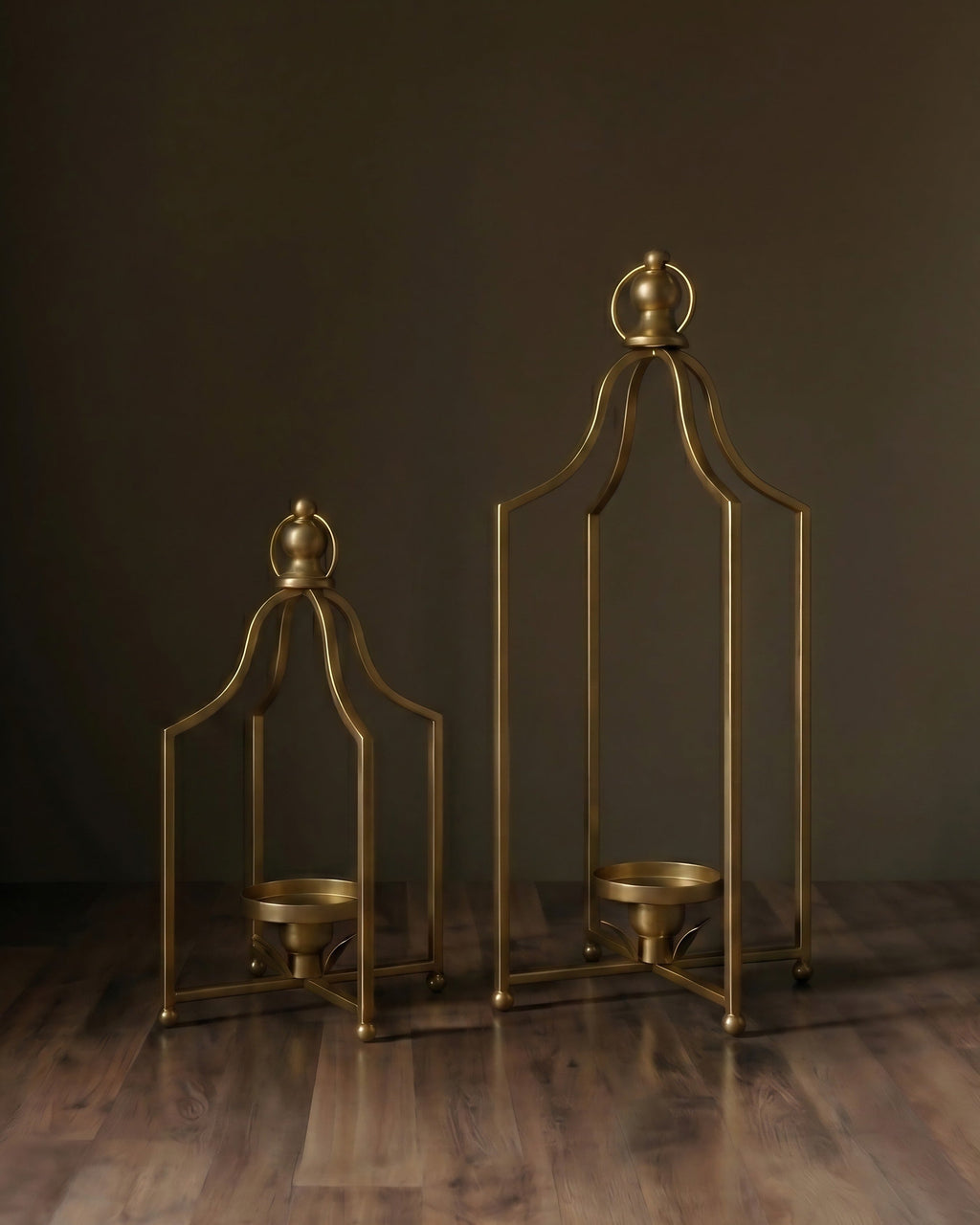 Lanternes Aurum intemporelles forgées à la main en or