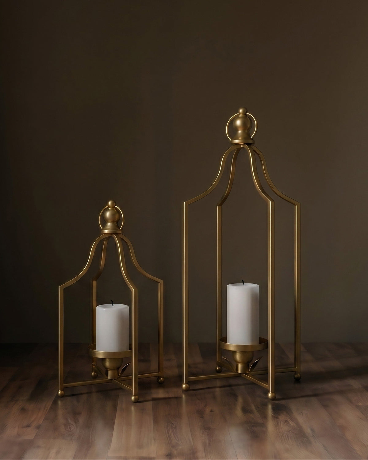 Lanternes Aurum intemporelles forgées à la main en or