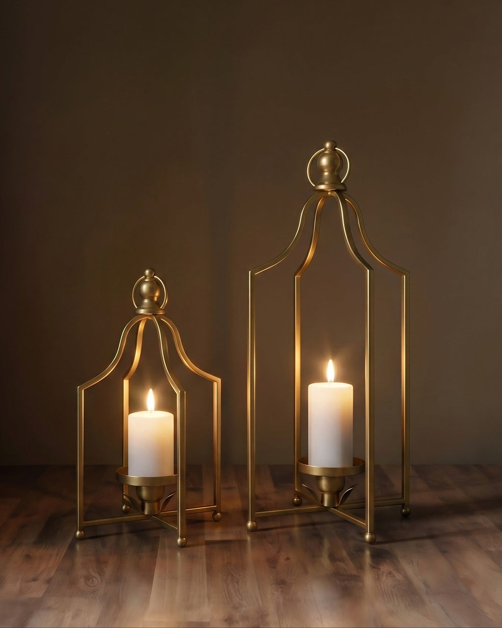 Lanternes Aurum intemporelles forgées à la main en or