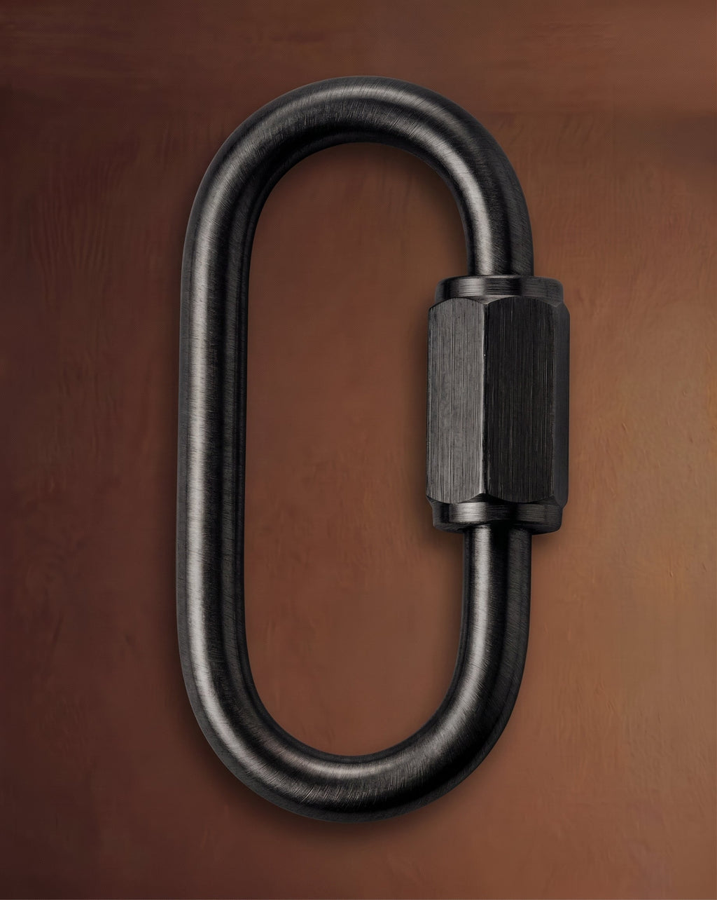 Connecteur rapide en acier inoxydable robuste de calibre 8 – Maillon mousqueton à écrou hexagonal fileté de 1,38 po pour éclairage, chaînes et décorations