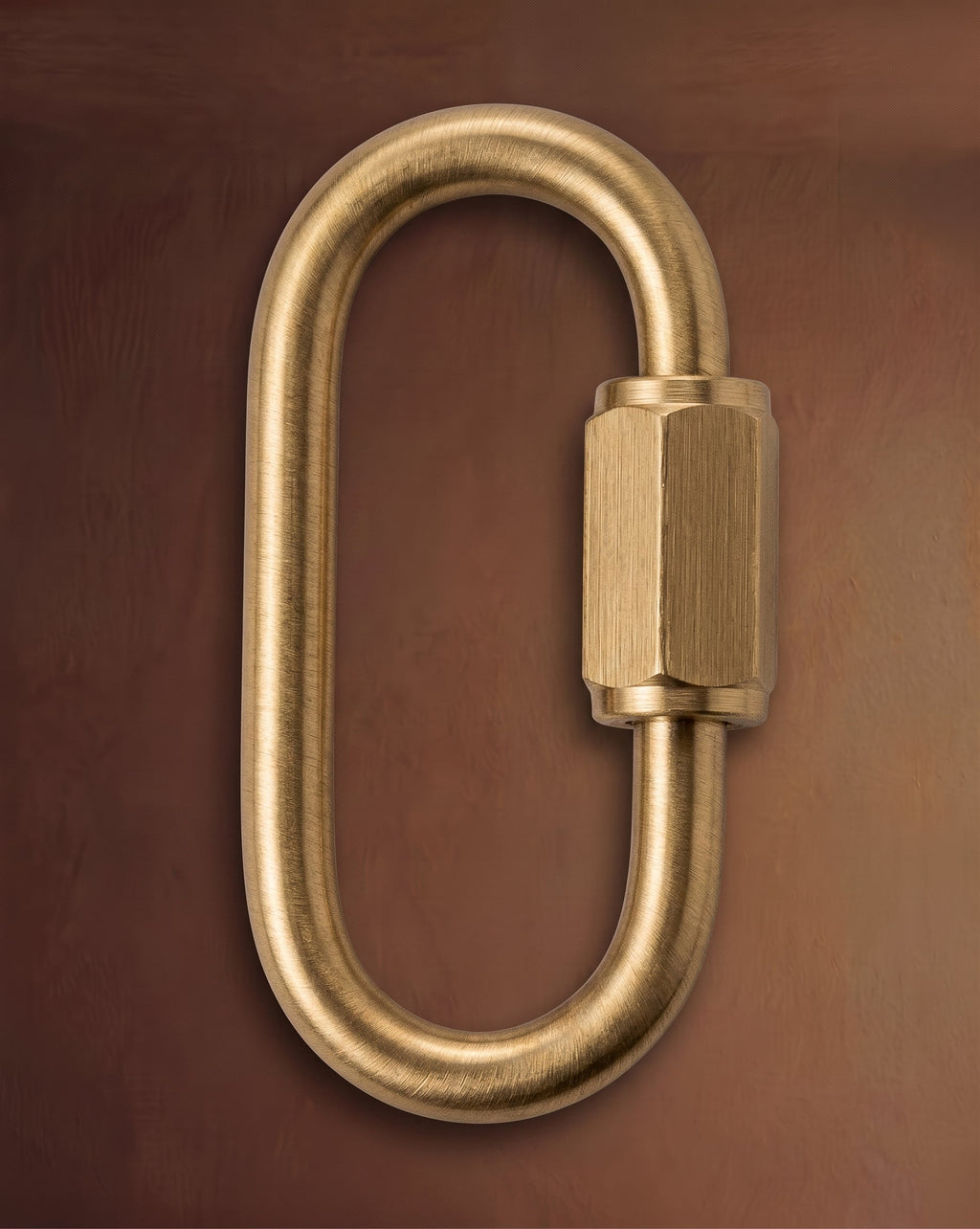 Connecteur rapide en acier inoxydable robuste de calibre 8 – Maillon mousqueton à écrou hexagonal fileté de 1,38 po pour éclairage, chaînes et décorations