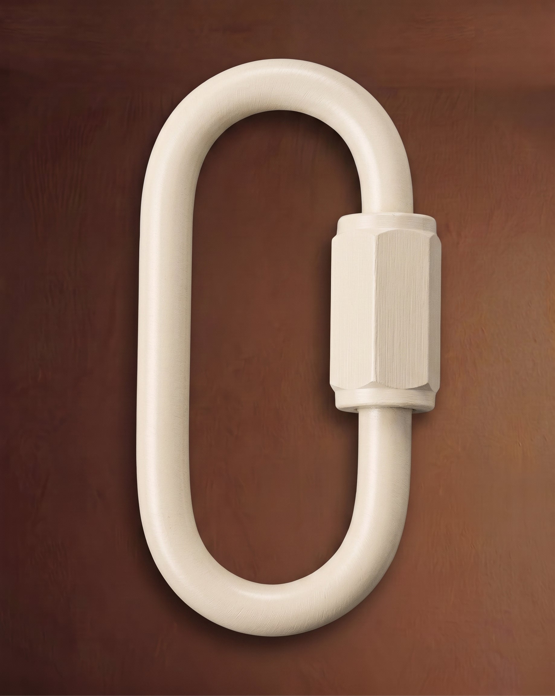 Connecteur rapide en acier inoxydable robuste de calibre 8 – Maillon mousqueton à écrou hexagonal fileté de 1,38 po pour éclairage, chaînes et décorations