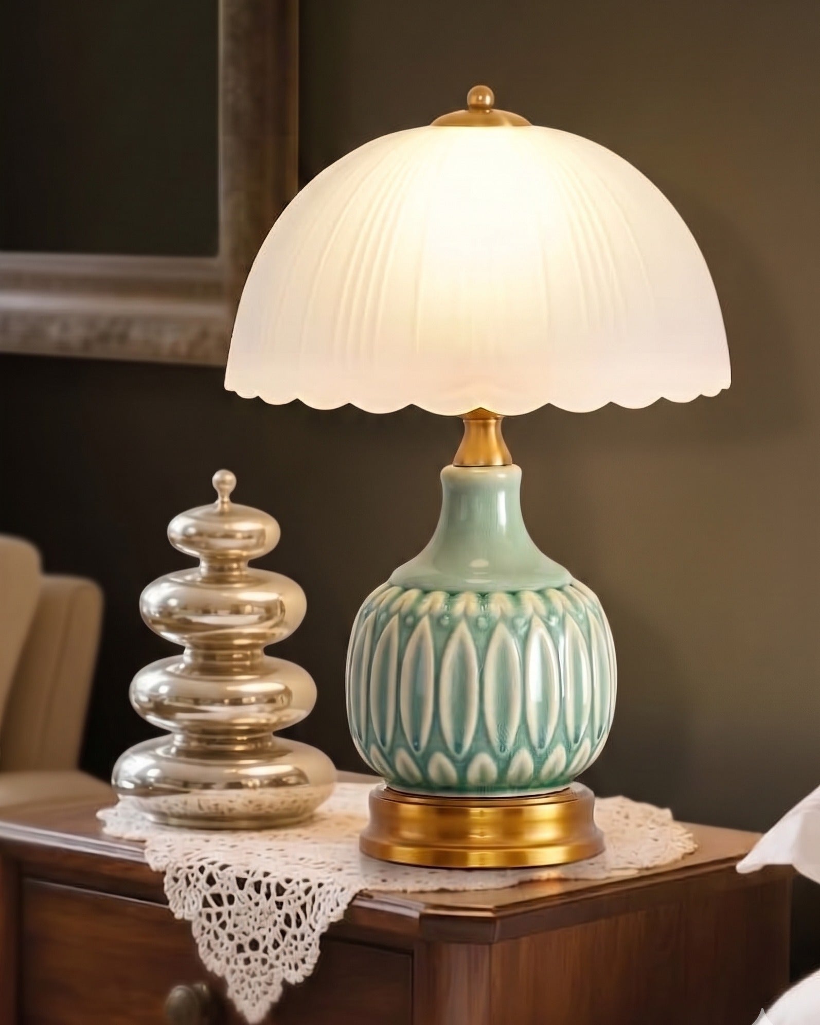 La lampe festonnée Genevieve