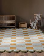 Le Tapis en Laine Tufté Main Horizon Scallop