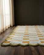 Le Tapis en Laine Tufté Main Horizon Scallop
