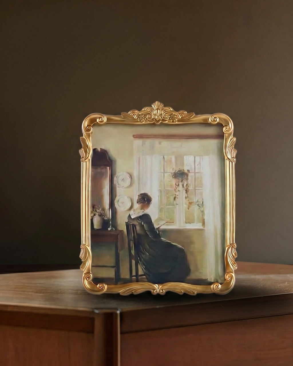 Le Cadre Filigrane Doré Vintage Eliza