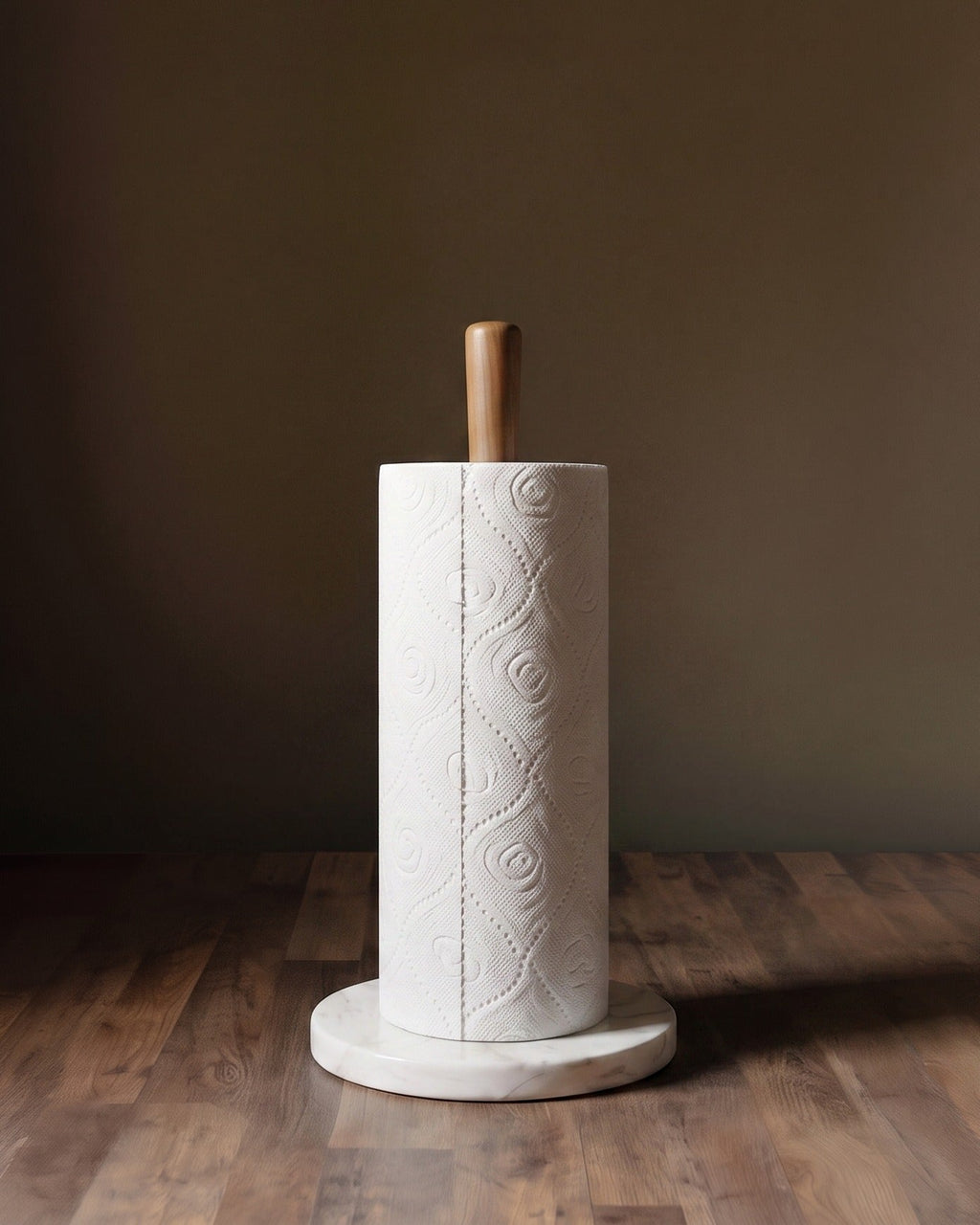 Le porte-essuie-tout de comptoir Carrara & Wood
