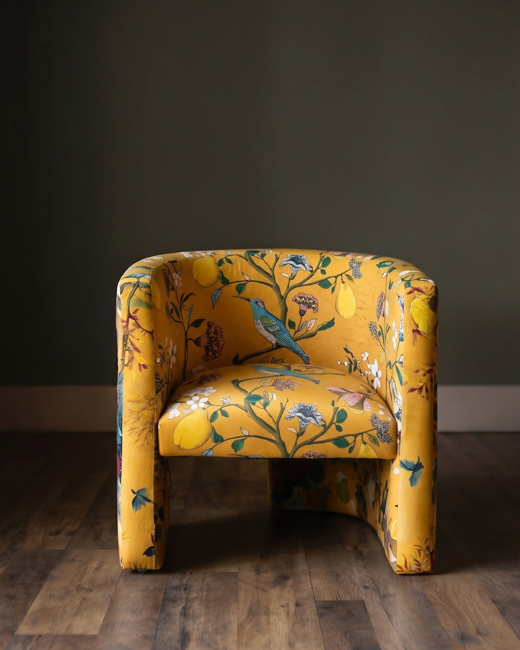 Fauteuil en Velours Cylindrique The Queen's Greenhouse