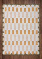 Le Tapis en Laine Tufté Main Horizon Scallop