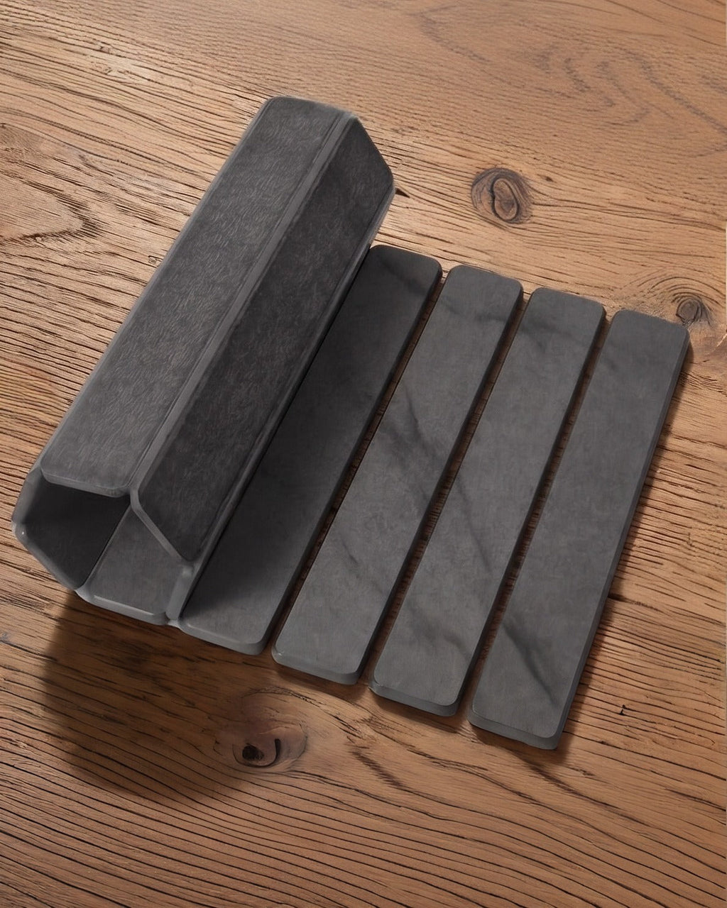 TerraDry | Tapis égouttoir roulable en pierre naturelle - Tapis de cuisine en ardoise et terre de diatomées de qualité supérieure