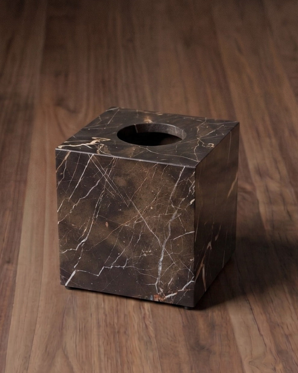 La boîte à mouchoirs en marbre Onyx Horizon
