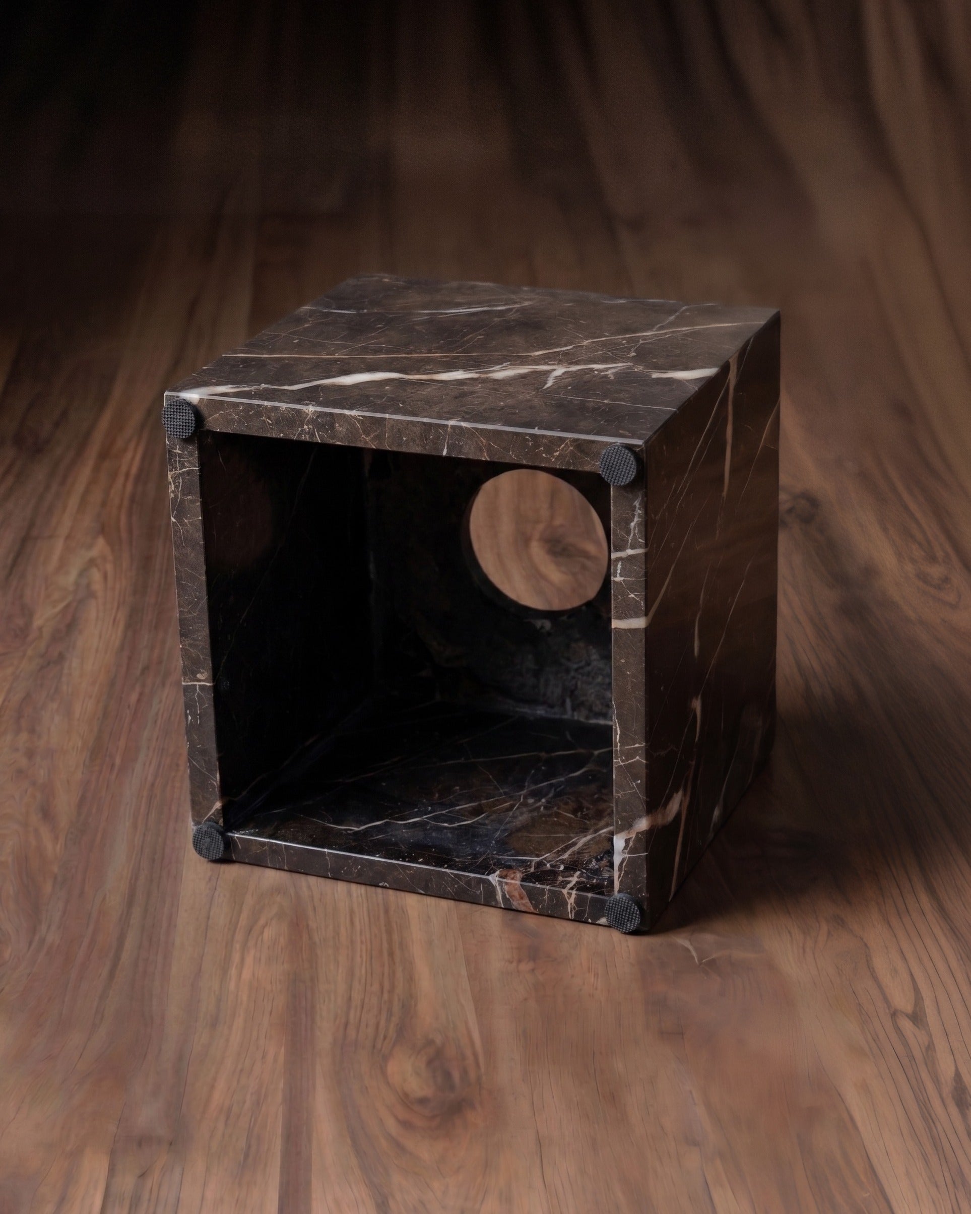 La boîte à mouchoirs en marbre Onyx Horizon