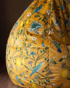 Le pouf en velours The Queen’s Greenhouse