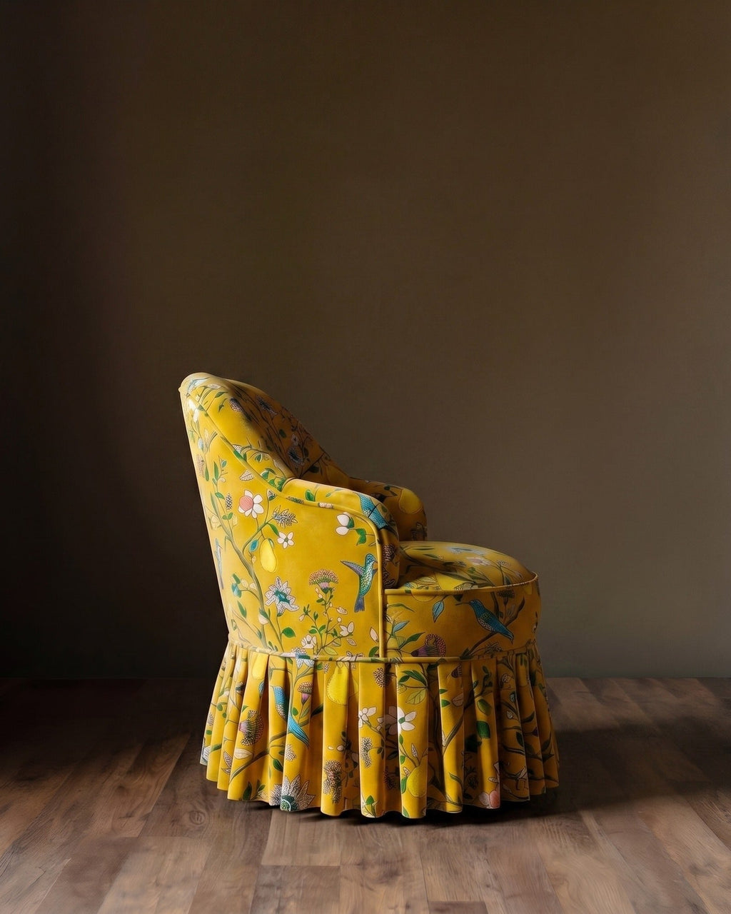 Le fauteuil à jupette Queen’s Garden
