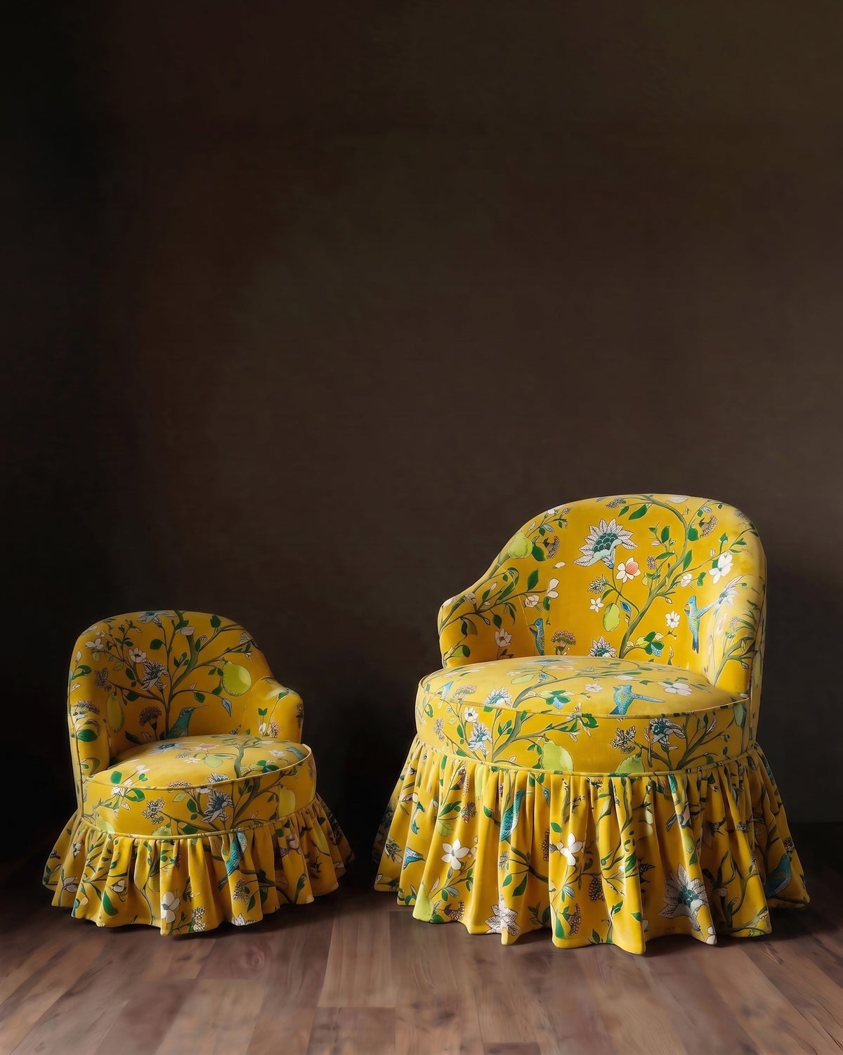 Le fauteuil à jupette Queen’s Garden